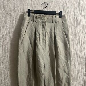 Alexander Wang Tapered Viscose Pants Hight Waist Adjustable Size 4